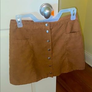 Light Brown mini skirt from H&M